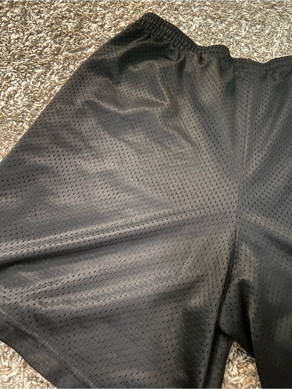 STARTER Men's Black Athletic Mesh Shorts - Picture 5 of 13